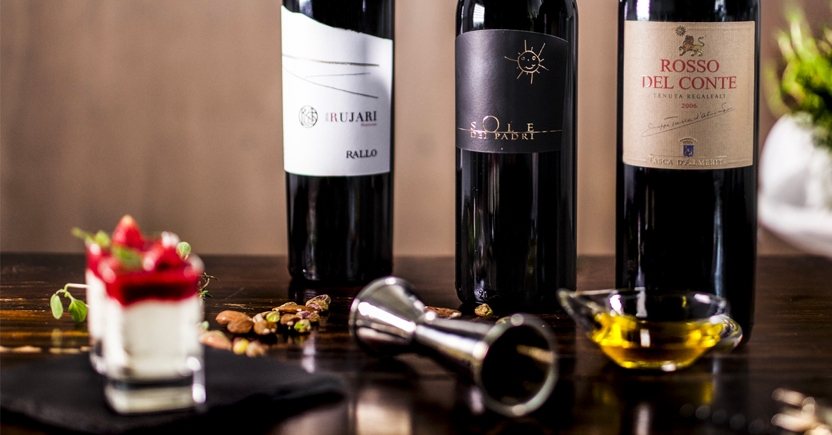 Sicilian Wine Brands A' Cuncuma Restaurant